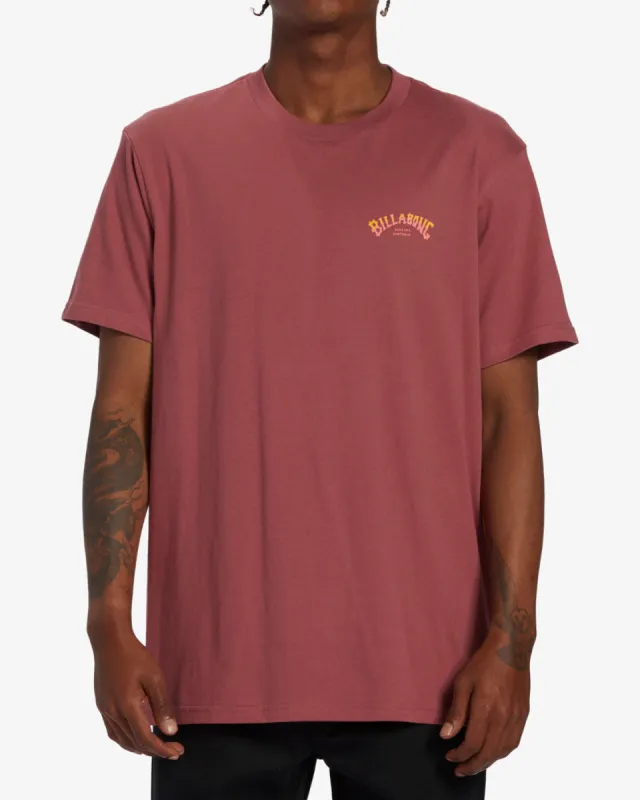 Stacked Arch T-Shirt - Rose Dust sold by Billabong