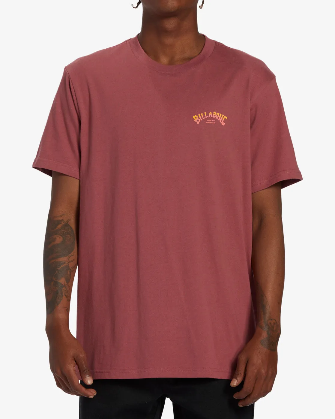 Stacked Arch T-Shirt - Rose Dust sold by Billabong