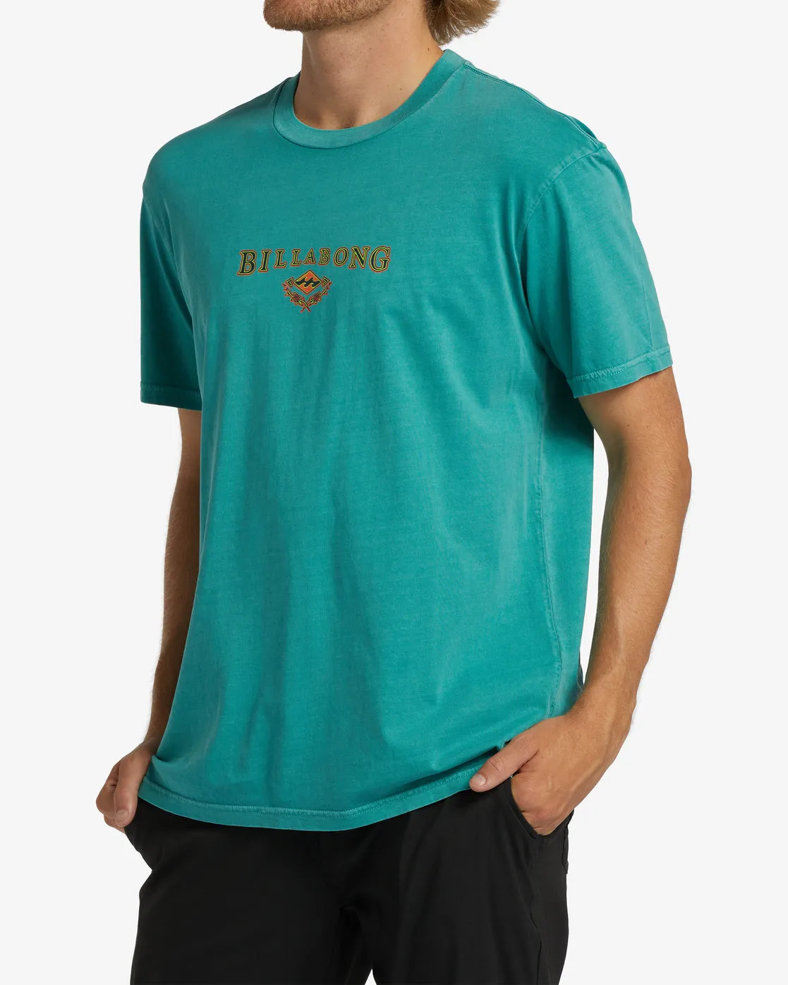 Diamond Wave OG Short Sleeve Wave Washed T-Shirt - Deep Teal sold by Billabong product image thumbnail 3
