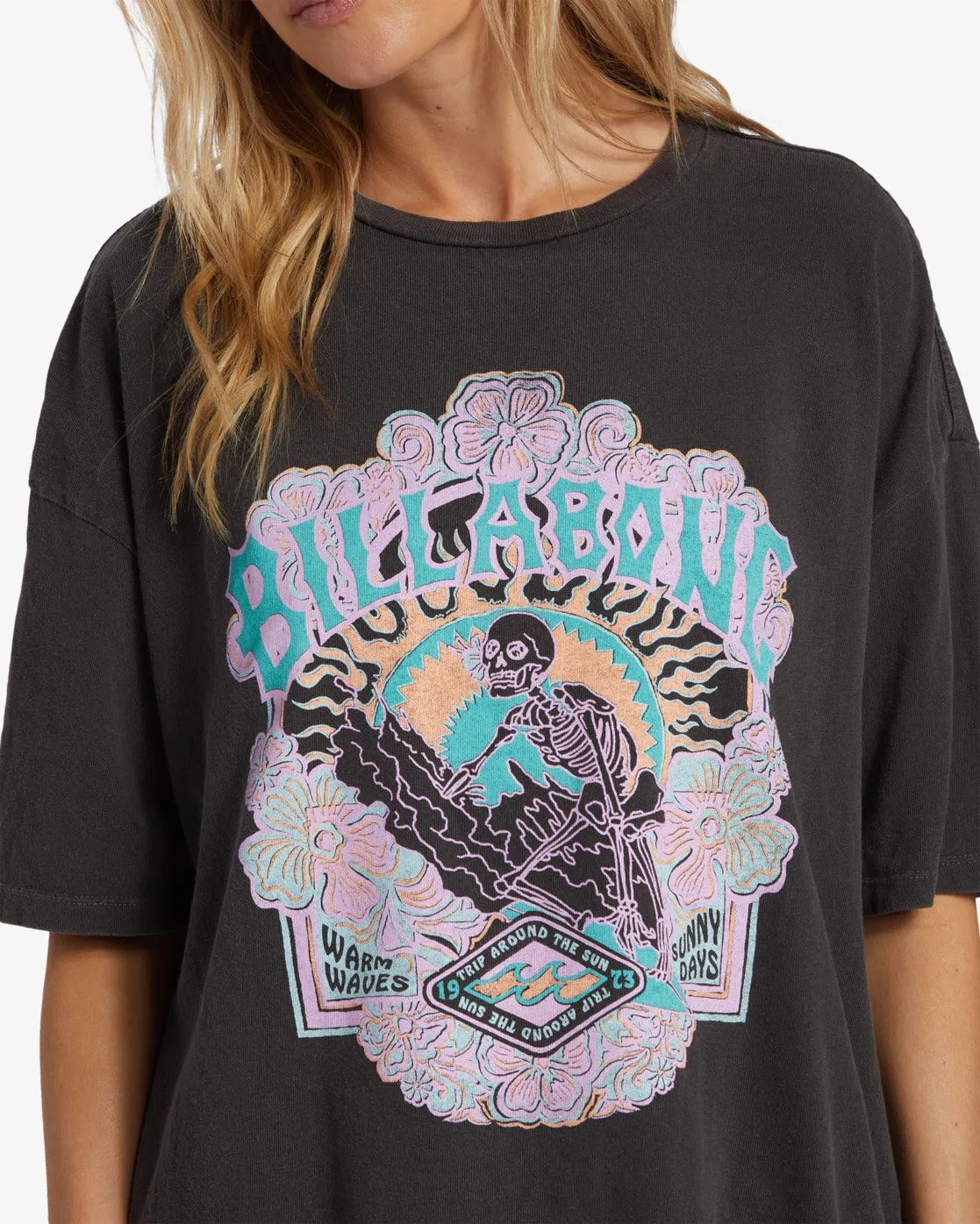 Warm Waves T-Shirt - Off Black sold by Billabong product image thumbnail 4