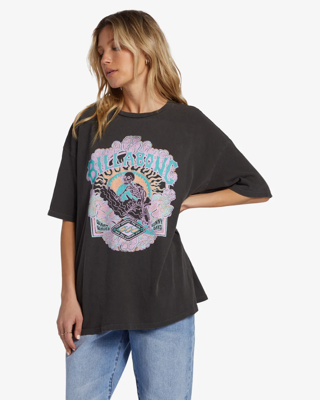 Warm Waves T-Shirt - Off Black sold by Billabong product image thumbnail 2