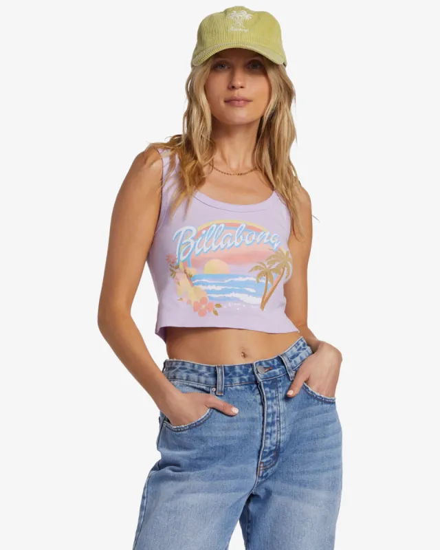Wild Waves Tank Top - Peaceful Lilac sold by Billabong