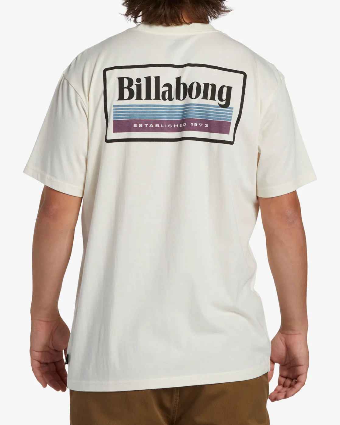 Walled T-Shirt - Off White sold by Billabong