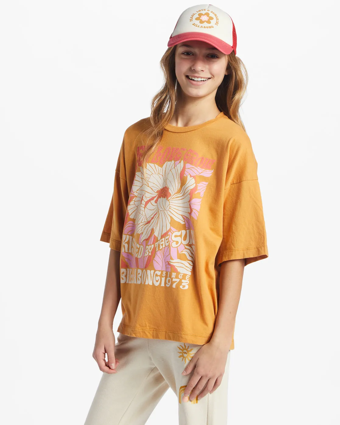 Girls Let Love Grow T-Shirt - Golden Rays sold by Billabong product image thumbnail 2