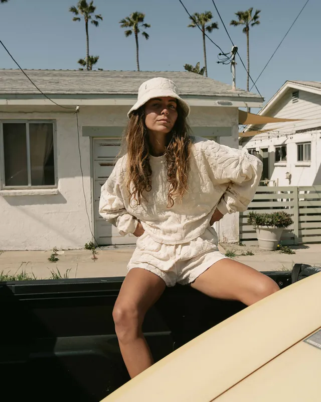 Loosen Up Crew Neck Sweatshirt - Whitecap sold by Billabong
