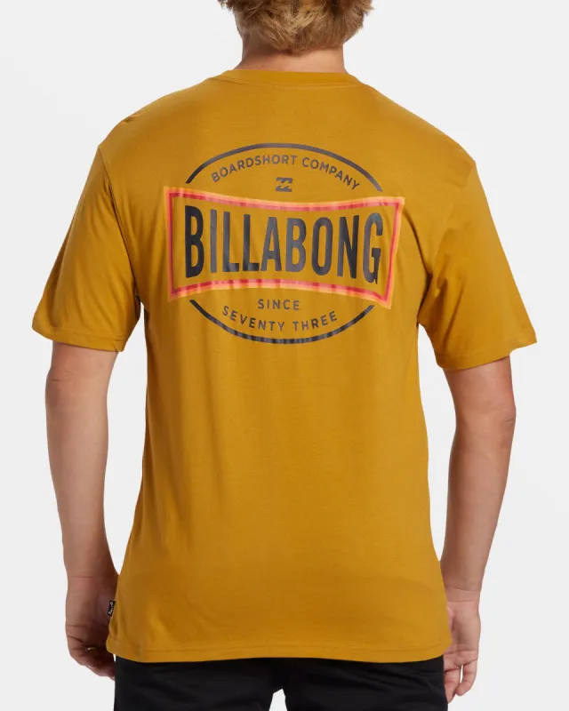 Walled T-Shirt - Dijon sold by Billabong