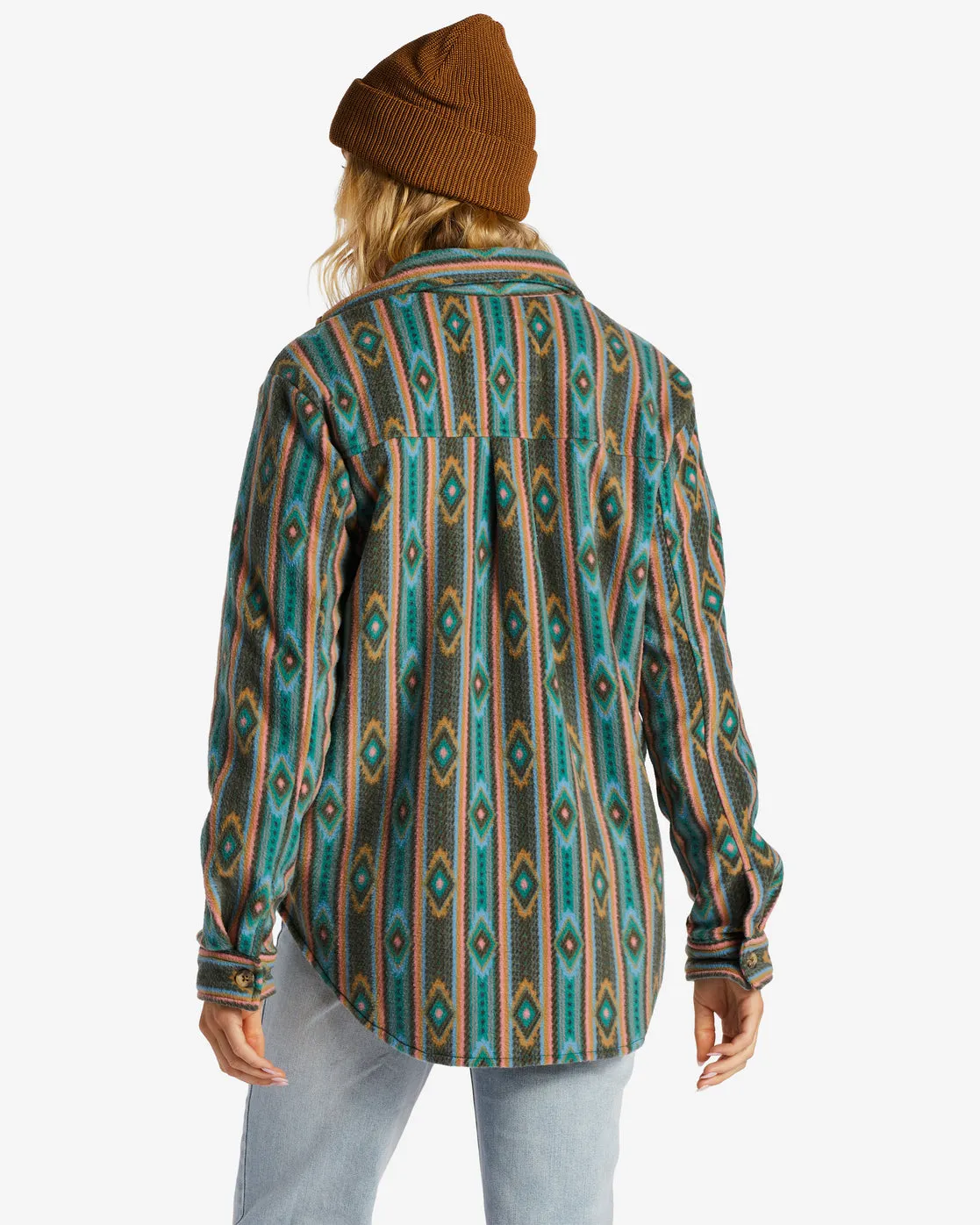 A/Div Forge Fleece Flannel Shacket - Multi sold by Billabong product image thumbnail 3