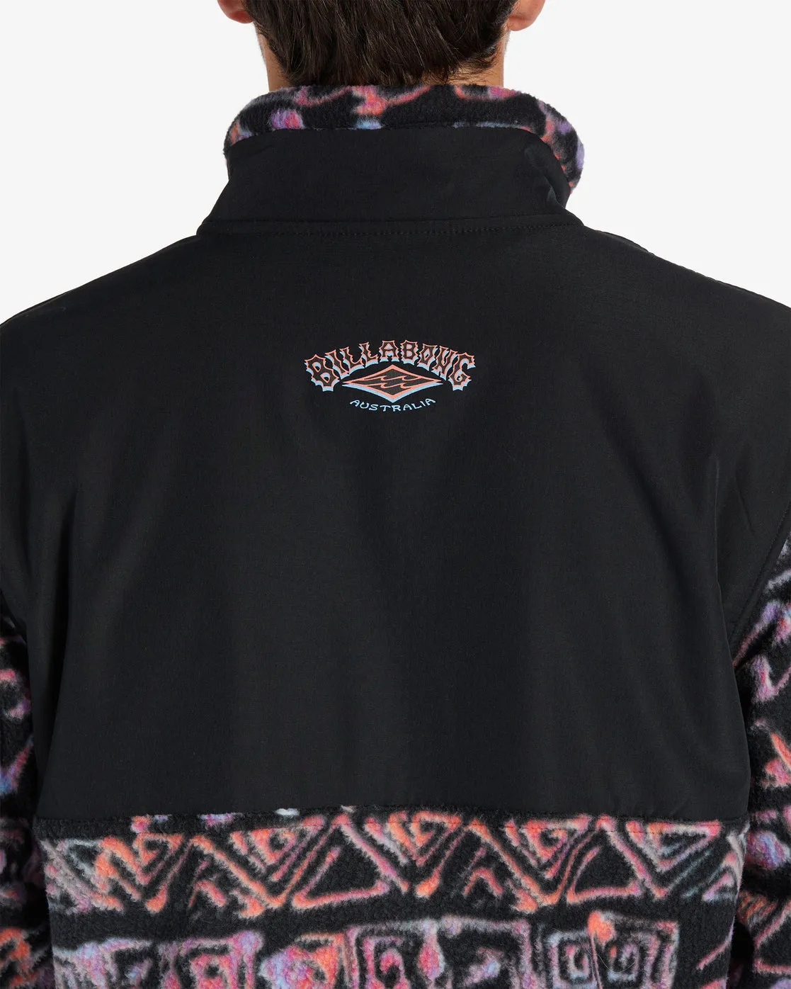 Boundary Re-Issue Mock-Neck Sweatshirt - Black sold by Billabong product image thumbnail 4