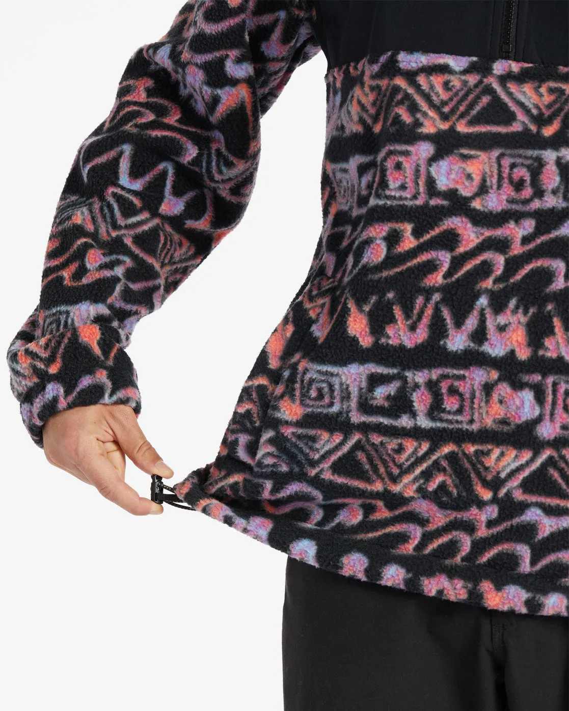 Boundary Re-Issue Mock-Neck Sweatshirt - Black sold by Billabong product image thumbnail 5