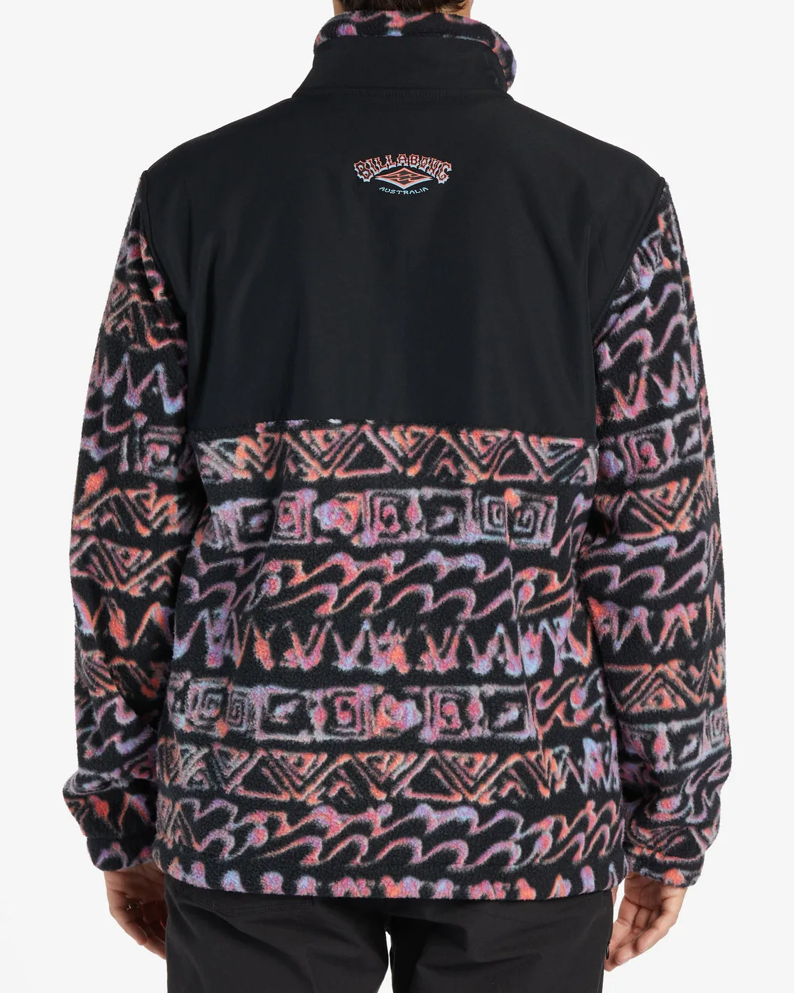 Boundary Re-Issue Mock-Neck Sweatshirt - Black sold by Billabong product image thumbnail 2