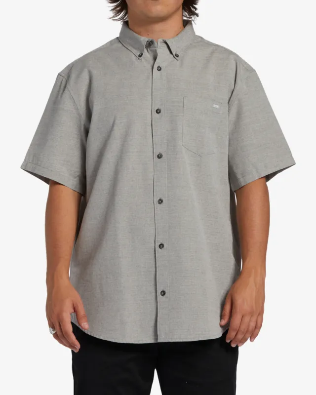 All Day Short Sleeve Shirt - Light Grey sold by Billabong