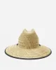 Tides Print Straw Lifeguard Hat - Asphalt sold by Billabong