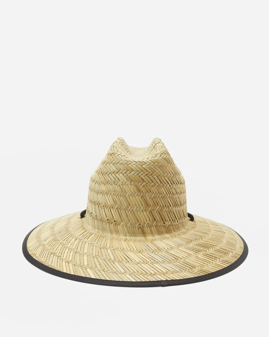 Tides Print Straw Lifeguard Hat - Asphalt sold by Billabong product image thumbnail 3