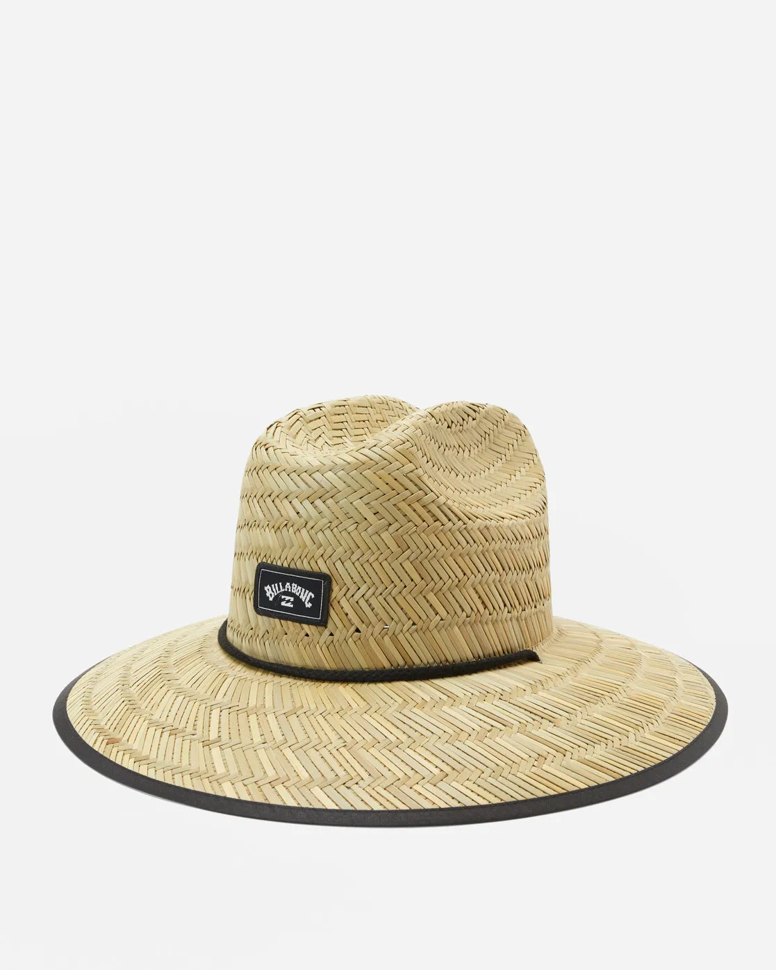 Tides Print Straw Lifeguard Hat - Asphalt sold by Billabong