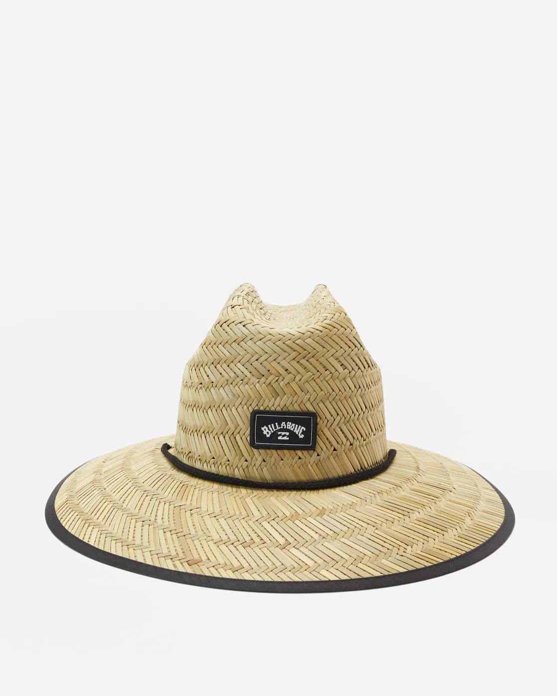 Tides Print Straw Lifeguard Hat - Asphalt sold by Billabong product image thumbnail 4
