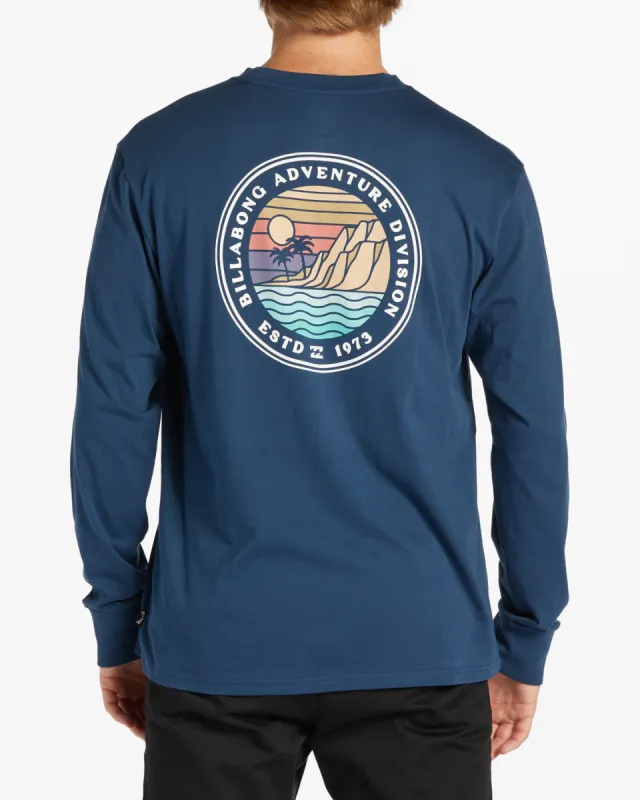 Rockies Long Sleeve T-Shirt - Dark Blue sold by Billabong