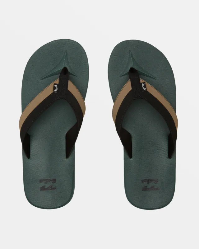 All Day Impact Slip-On Sandals - Seaweed sold by Billabong