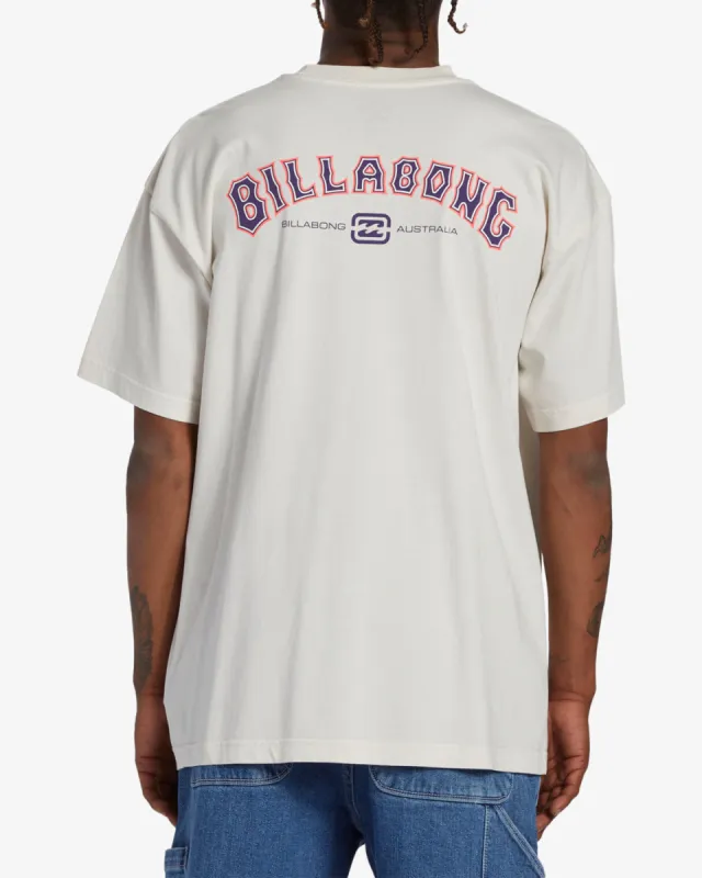 Arch Wave OG Short Sleeve Wave Washed T-Shirt - Off White sold by Billabong