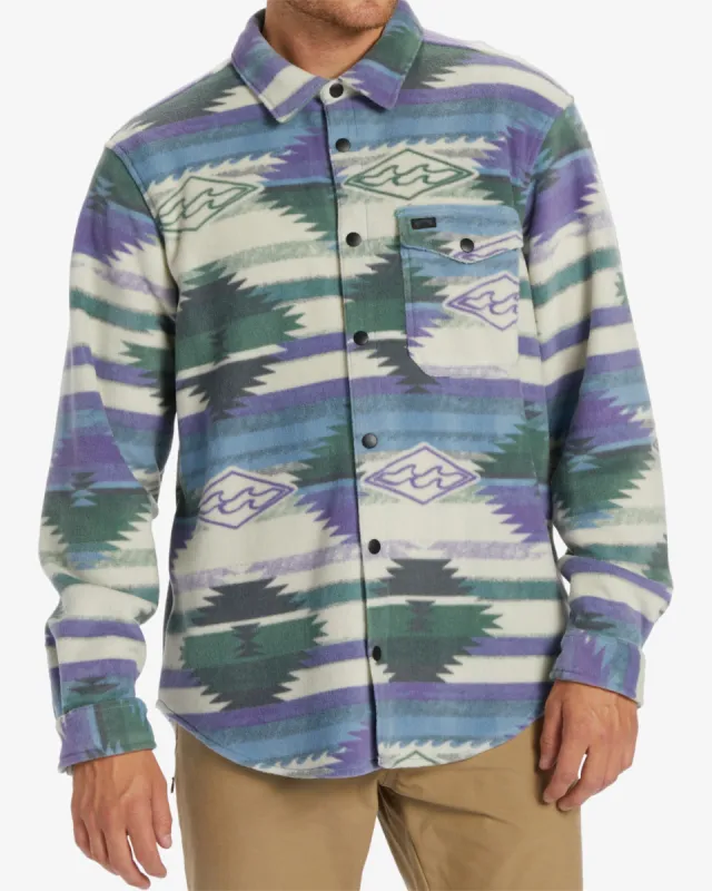 A/Div Furnace Flannel Shirt - Washed Blue sold by Billabong