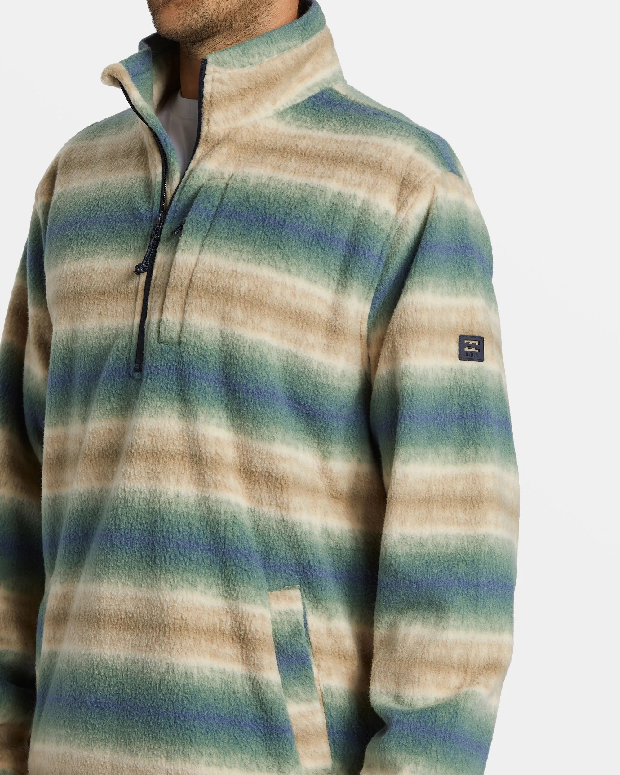 Boundary Polar Fleece Half Zip Pullover - Dune sold by Billabong product image thumbnail 5