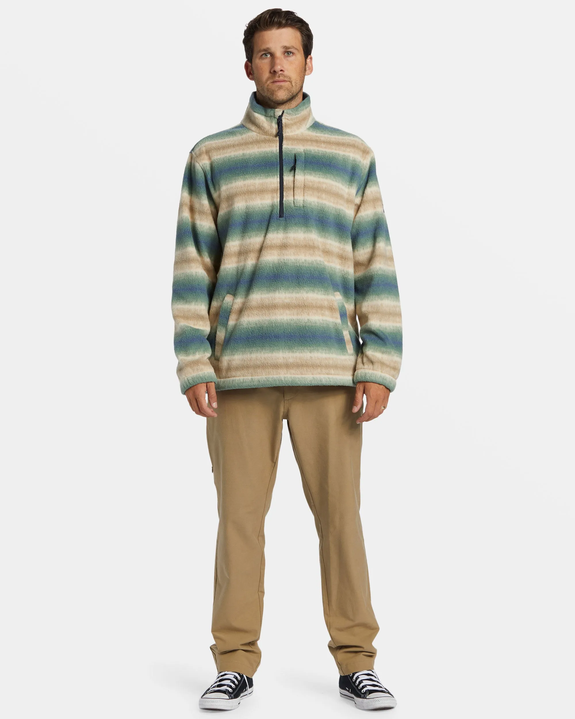 Boundary Polar Fleece Half Zip Pullover - Dune sold by Billabong product image thumbnail 4