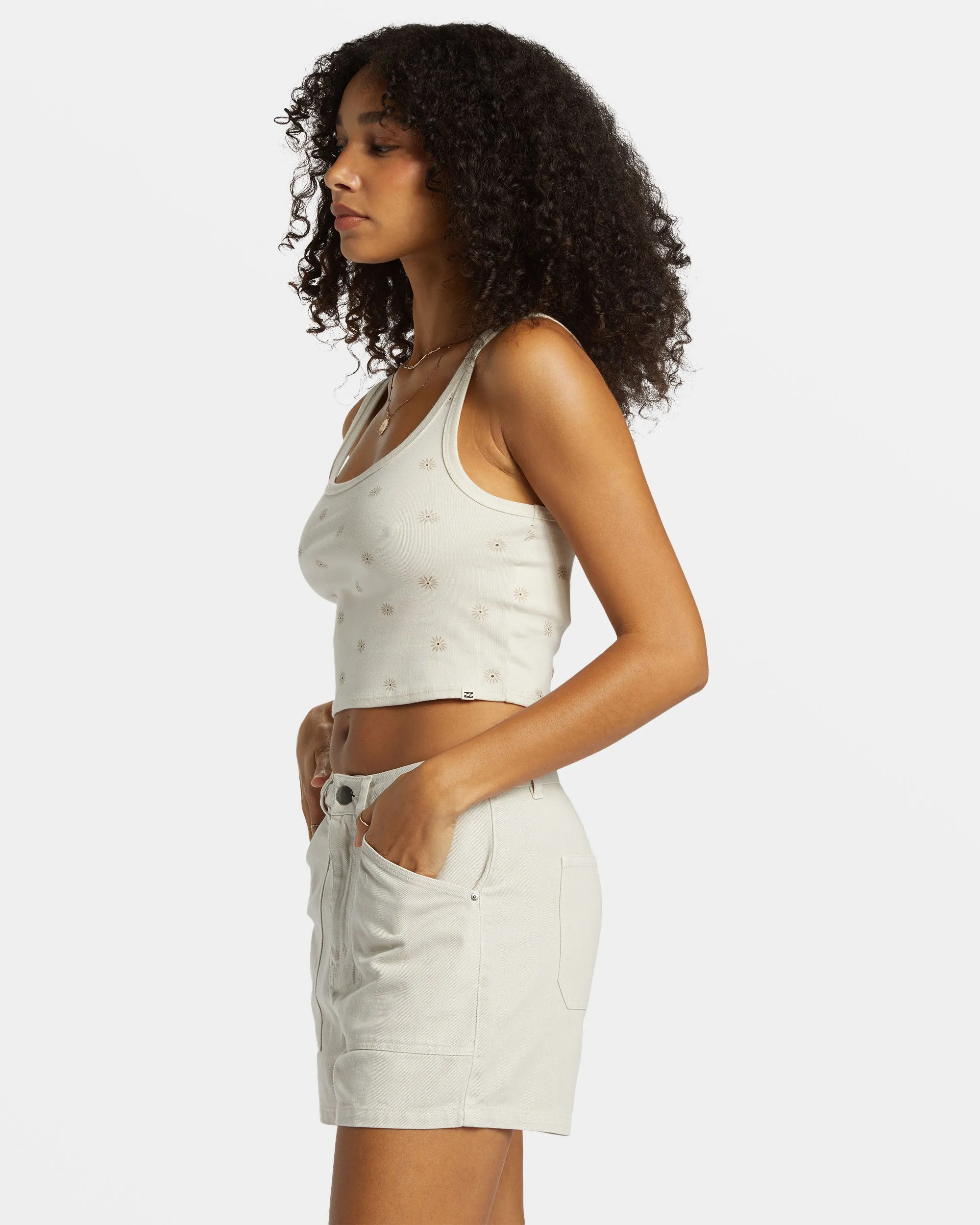 Sun Goddess Printed Tank Top - Cobblestone sold by Billabong product image thumbnail 3