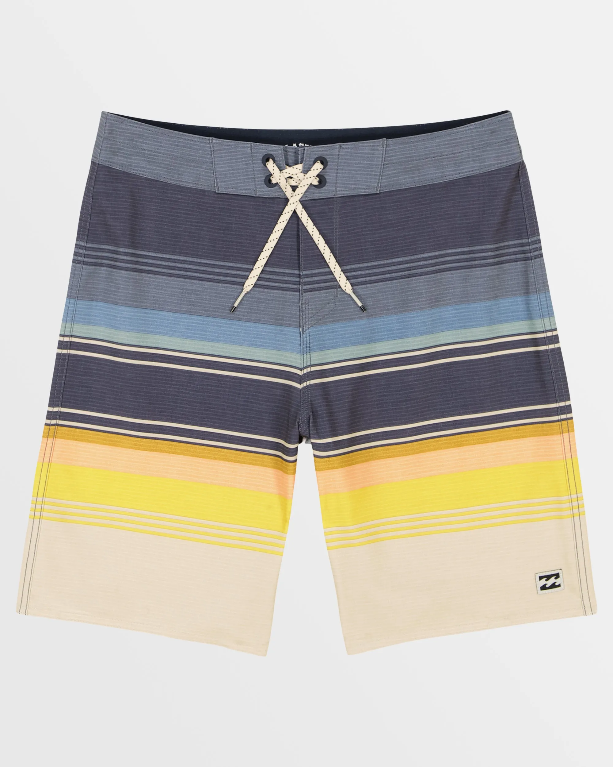Boys All Day Stripe Pro 8" Boardshorts - Dusty Navy sold by Billabong