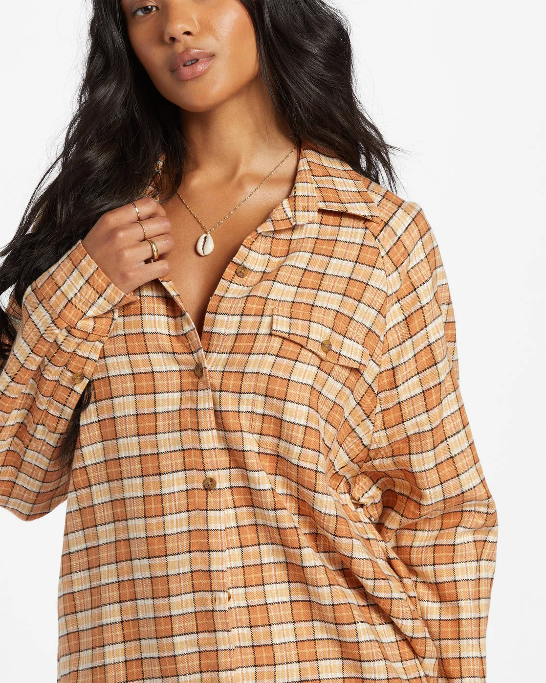 Best Time Long Sleeve Shirt - Toffee sold by Billabong product image thumbnail 5