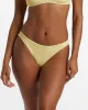 Summer High Tanga Bikini Bottoms - Mellow Yellow sold by Billabong