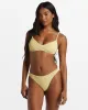 Summer High Tanga Bikini Bottoms - Mellow Yellow sold by Billabong