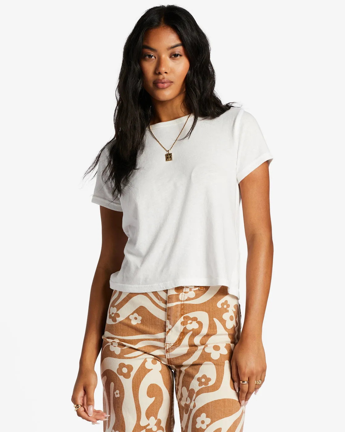 Better Then Basic Short Sleeve T-Shirt - Salt Crystal sold by Billabong product image thumbnail 2