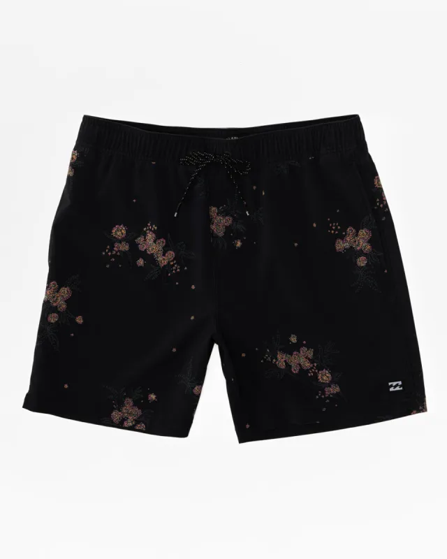 Sundays Layback 17" Boardshorts - Washed Black sold by Billabong