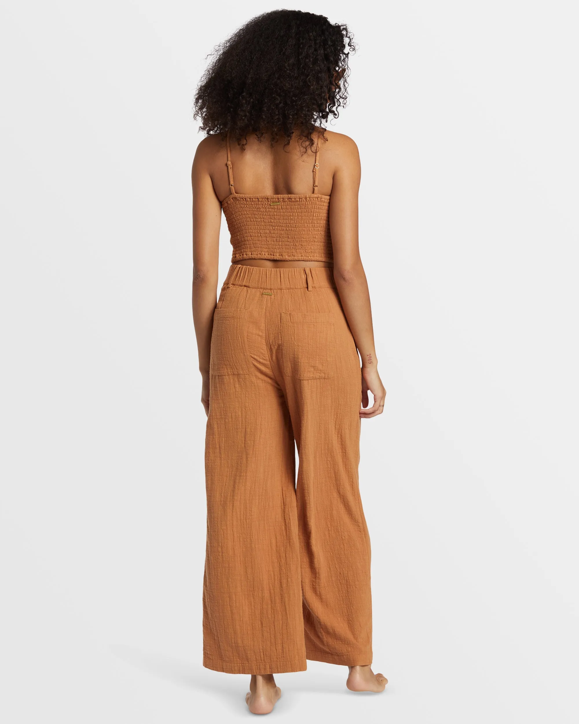 Tailor Made Wide Leg Pants - Sandalwood sold by Billabong product image thumbnail 3