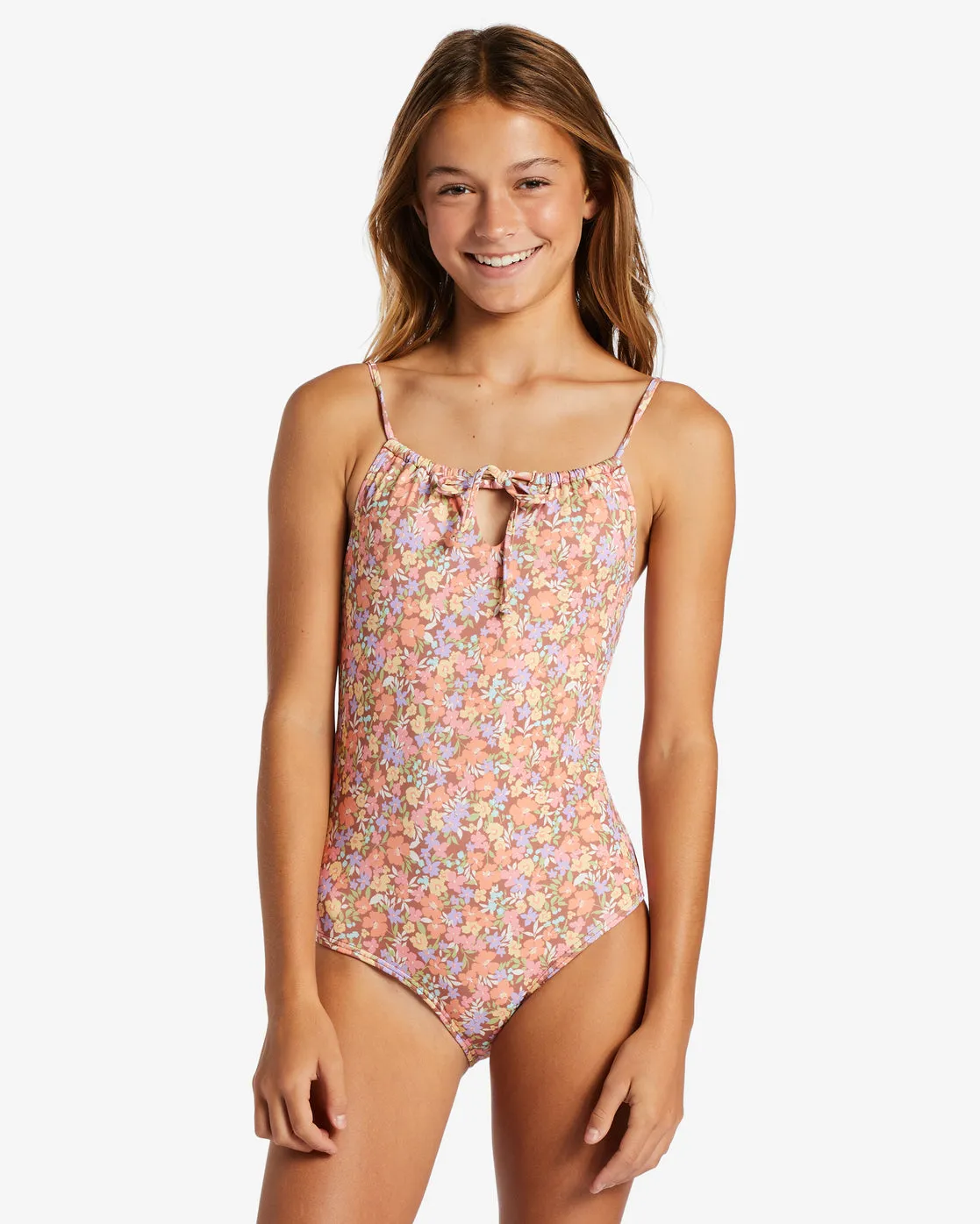Girls Last Bloom One-Piece Swimsuit - Multi sold by Billabong