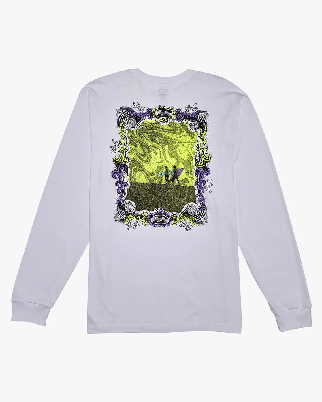 Surround Long Sleeve T-Shirt - White sold by Billabong product image thumbnail 5