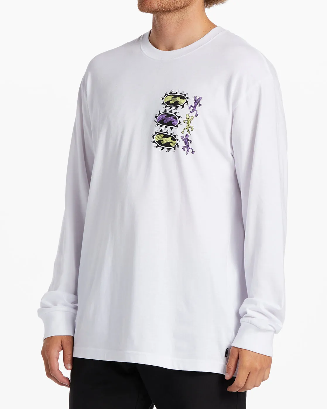 Surround Long Sleeve T-Shirt - White sold by Billabong product image thumbnail 4