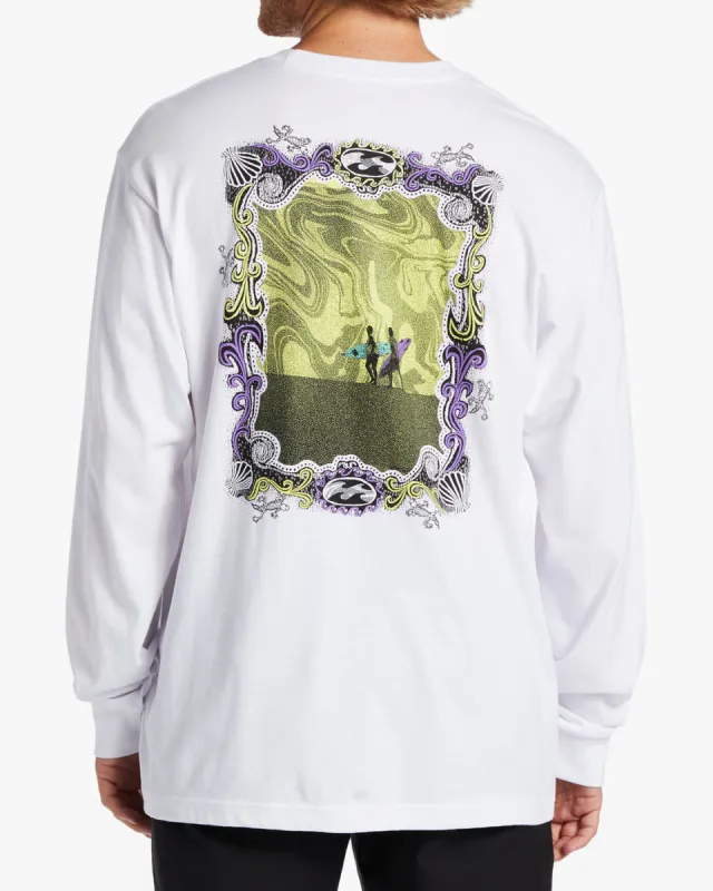 Surround Long Sleeve T-Shirt - White sold by Billabong