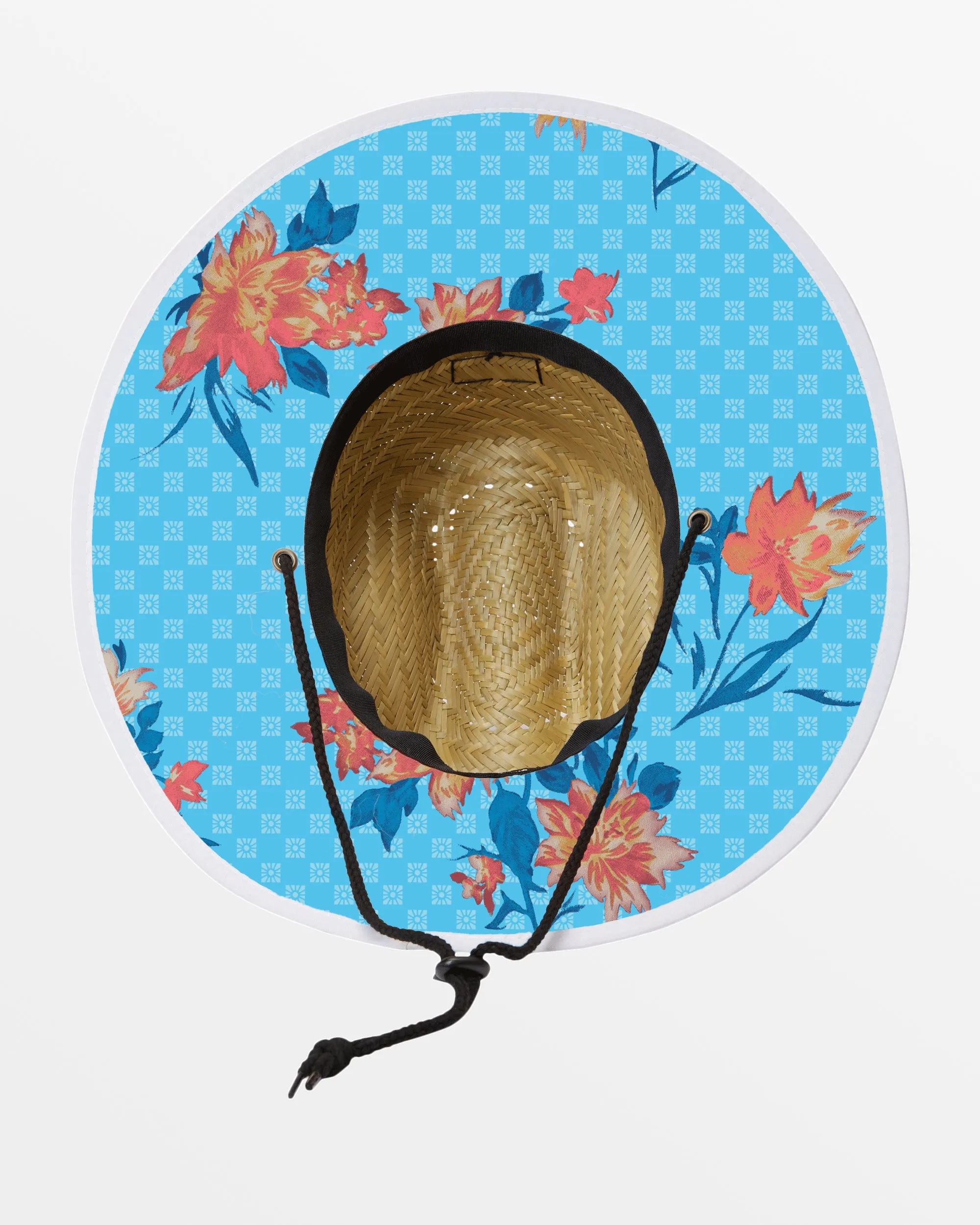 Tides Print Lifeguard Straw Hat - Bay Blue sold by Billabong product image thumbnail 2