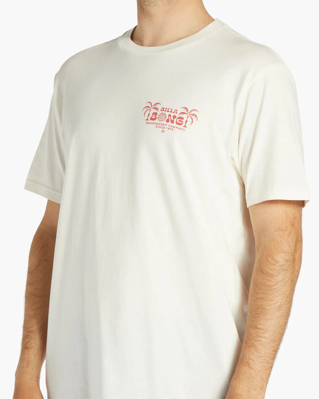 Lounge Short Sleeve T-Shirt - Off White sold by Billabong product image thumbnail 4
