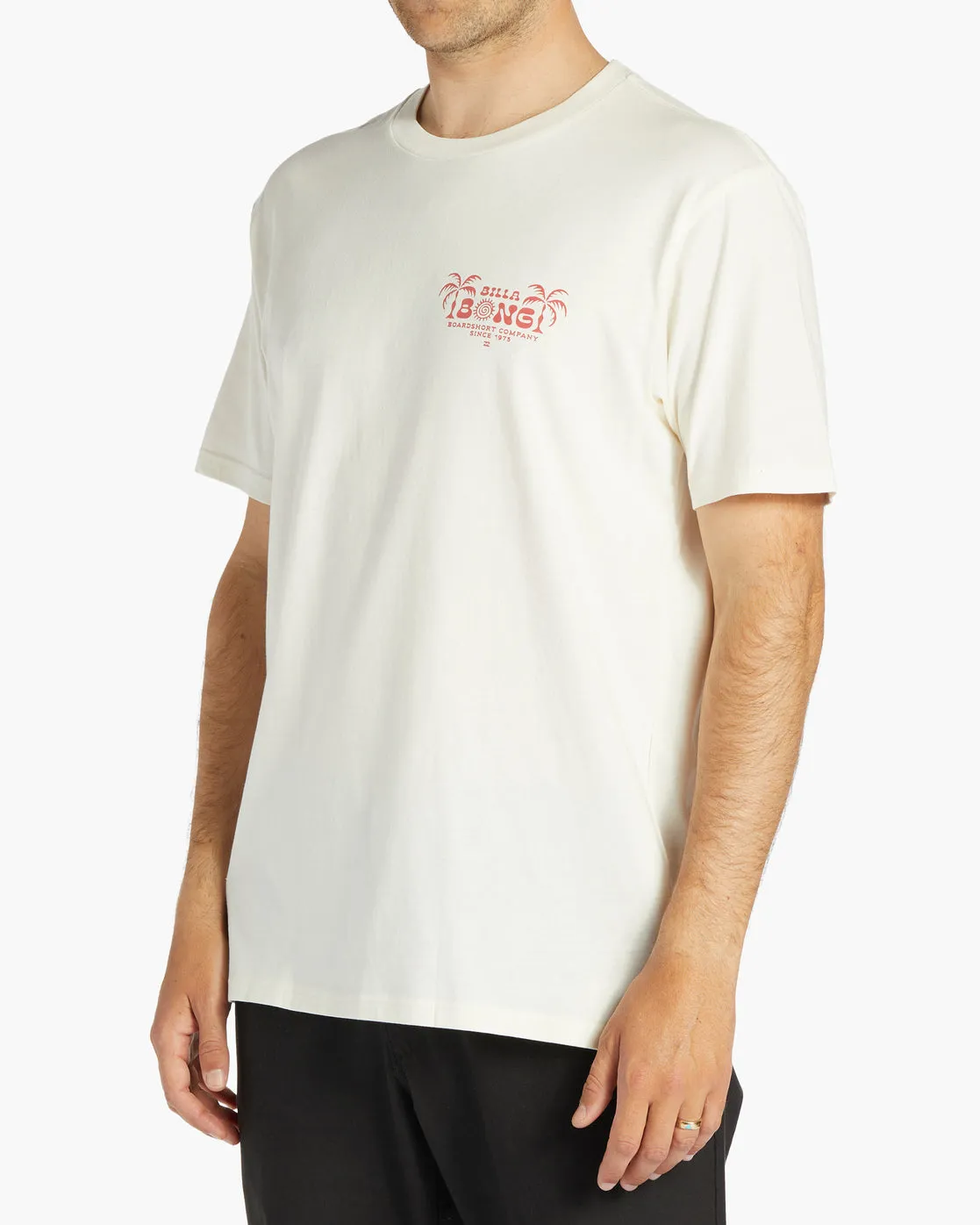 Lounge Short Sleeve T-Shirt - Off White sold by Billabong product image thumbnail 5