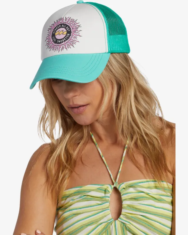 Aloha Forever Trucker Hat - Bright Lagoon sold by Billabong