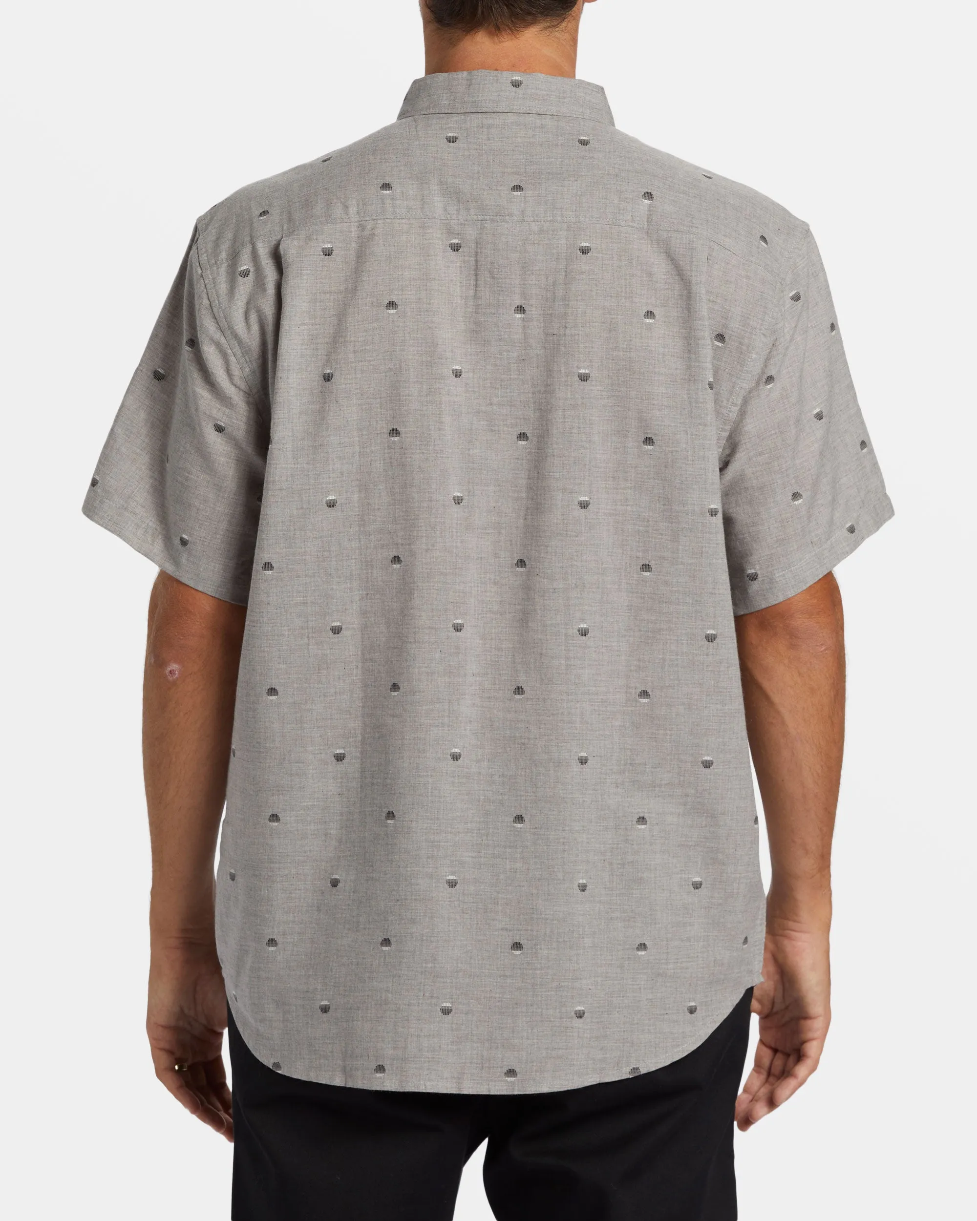 All Day Jacquard Short Sleeve Shirt - Alloy sold by Billabong product image thumbnail 2
