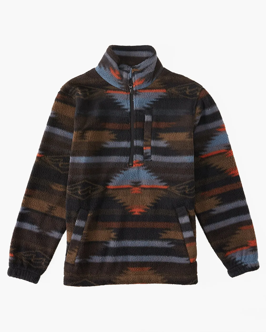 Boys Boundary Mock Neck Fleece Pullover - Black sold by Billabong
