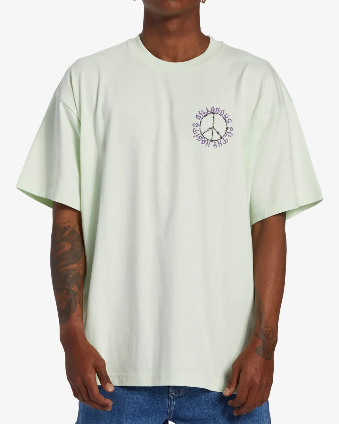 Harmony OG T-Shirt - Mint Cream sold by Billabong product image thumbnail 2