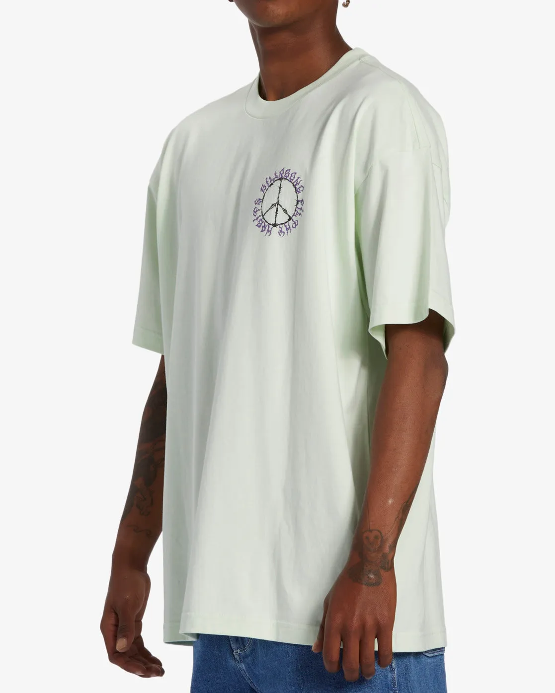 Harmony OG T-Shirt - Mint Cream sold by Billabong product image thumbnail 5