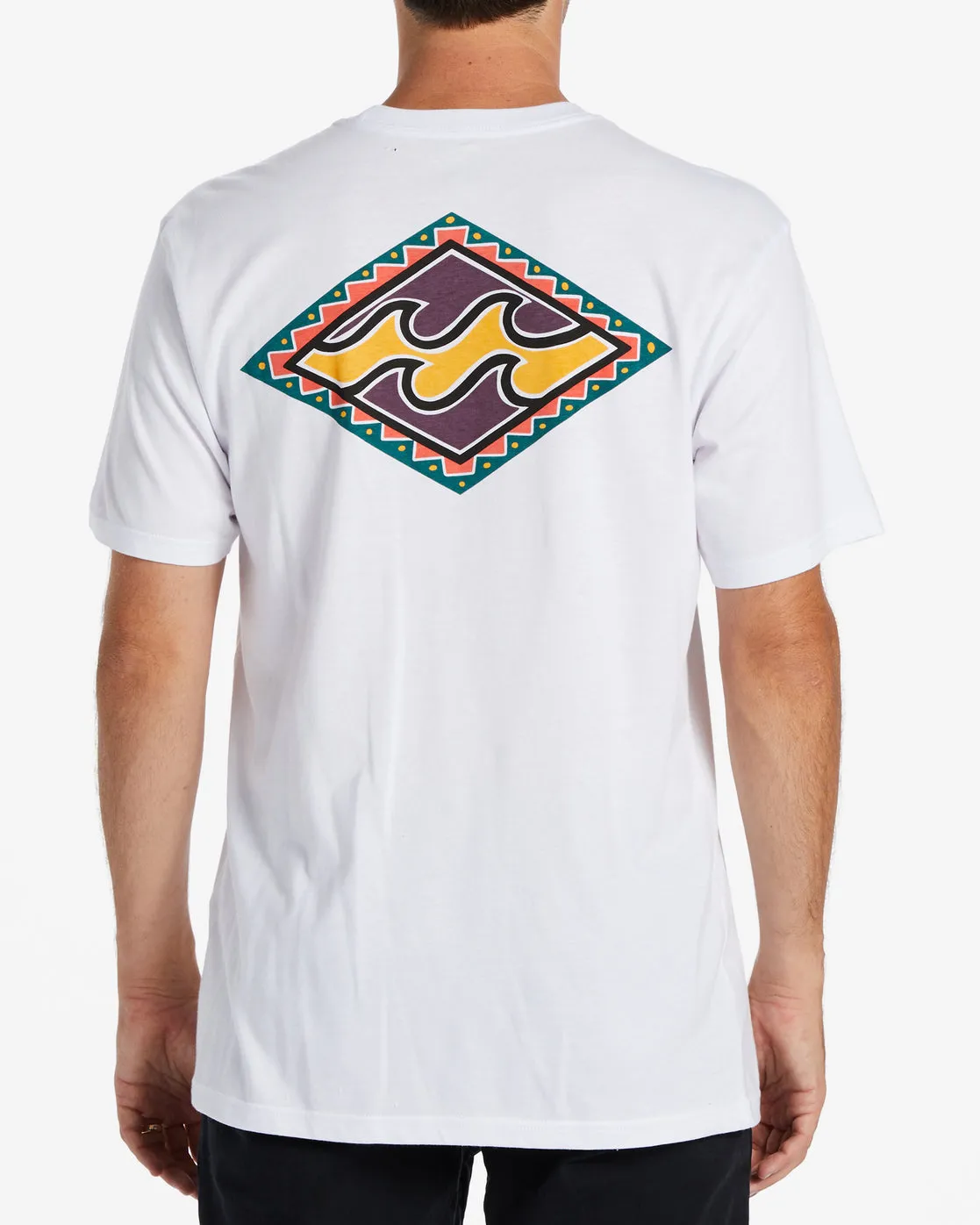 Crayon Wave T-Shirt - White sold by Billabong