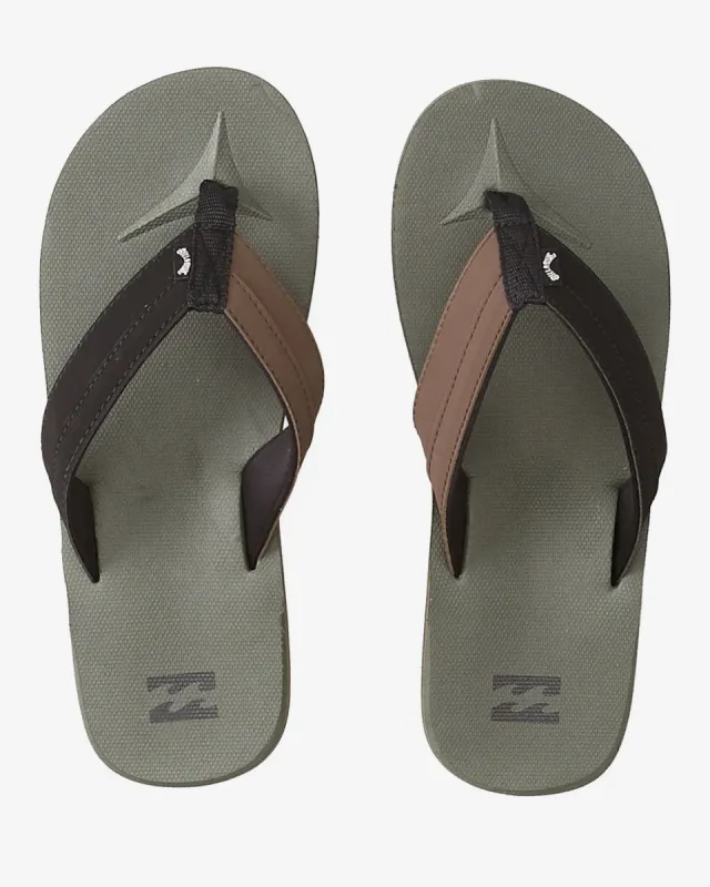 All Day Impact Slip-On Sandals - Olive sold by Billabong