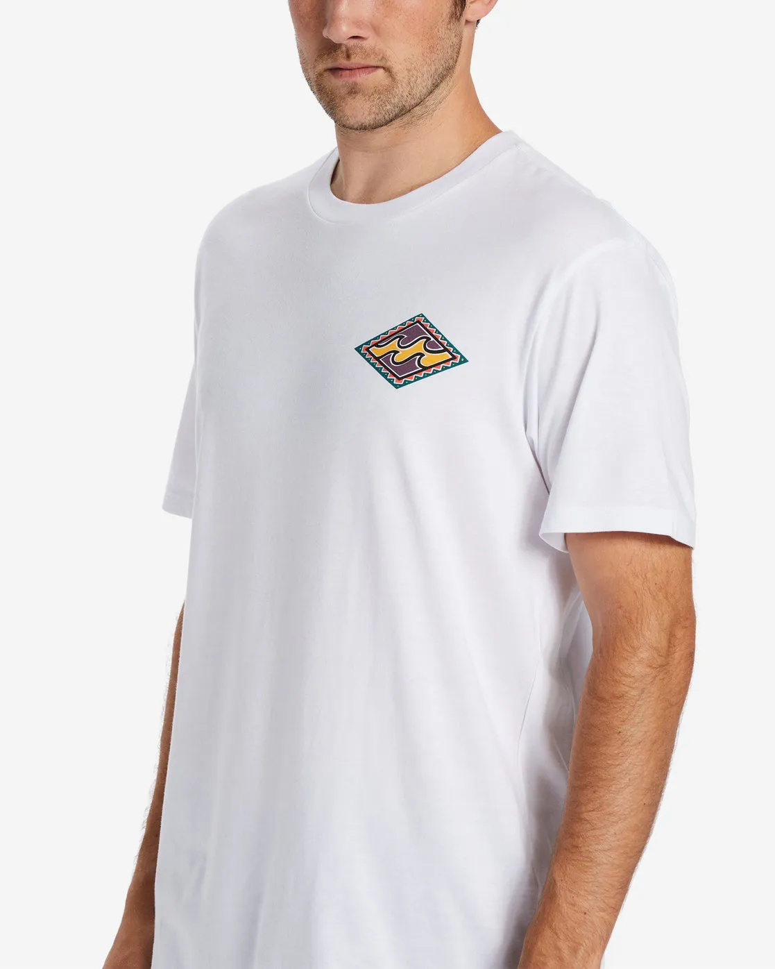 Crayon Wave T-Shirt - White sold by Billabong product image thumbnail 3