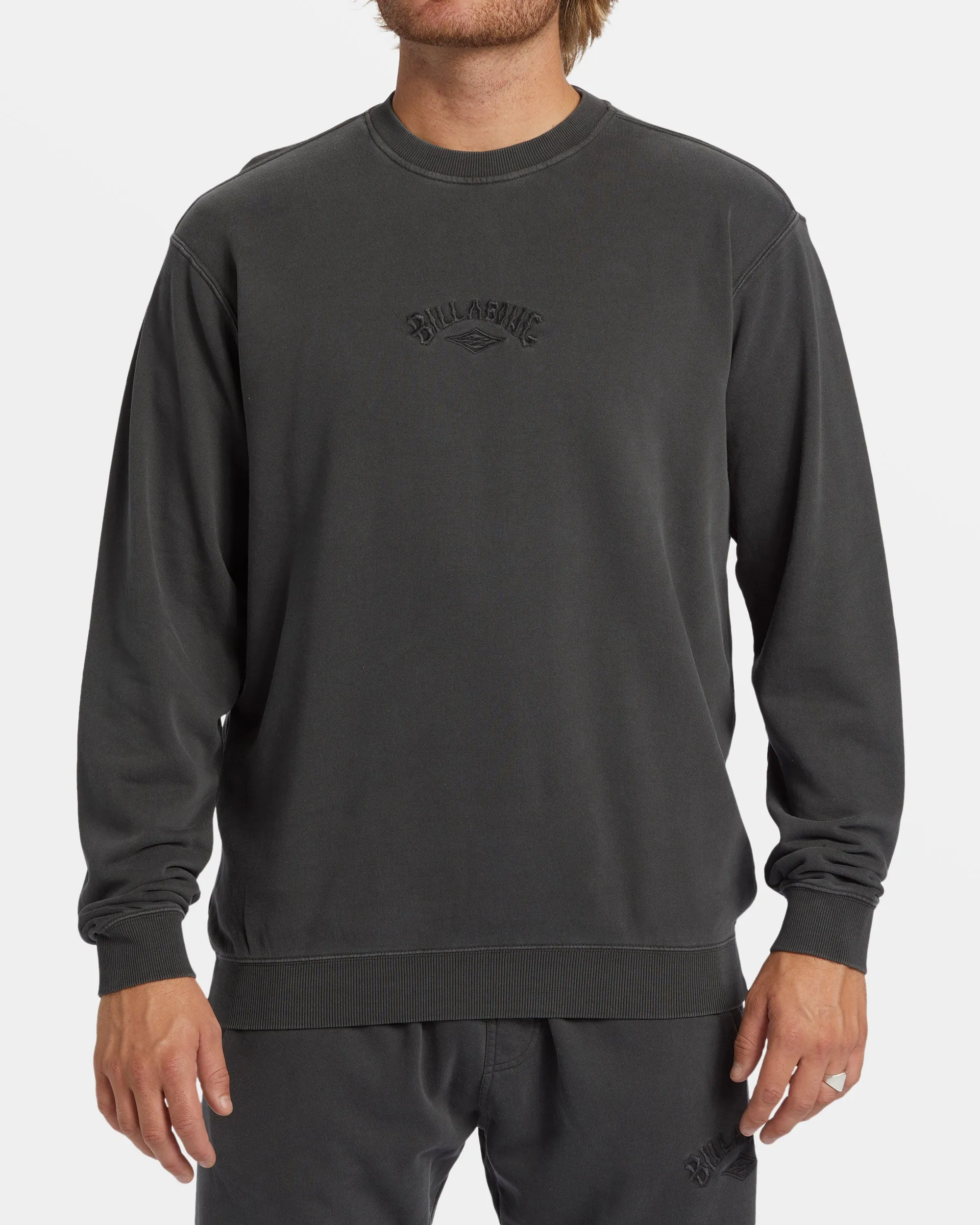 Wave Washed Crewneck Sweatshirt - Raven sold by Billabong