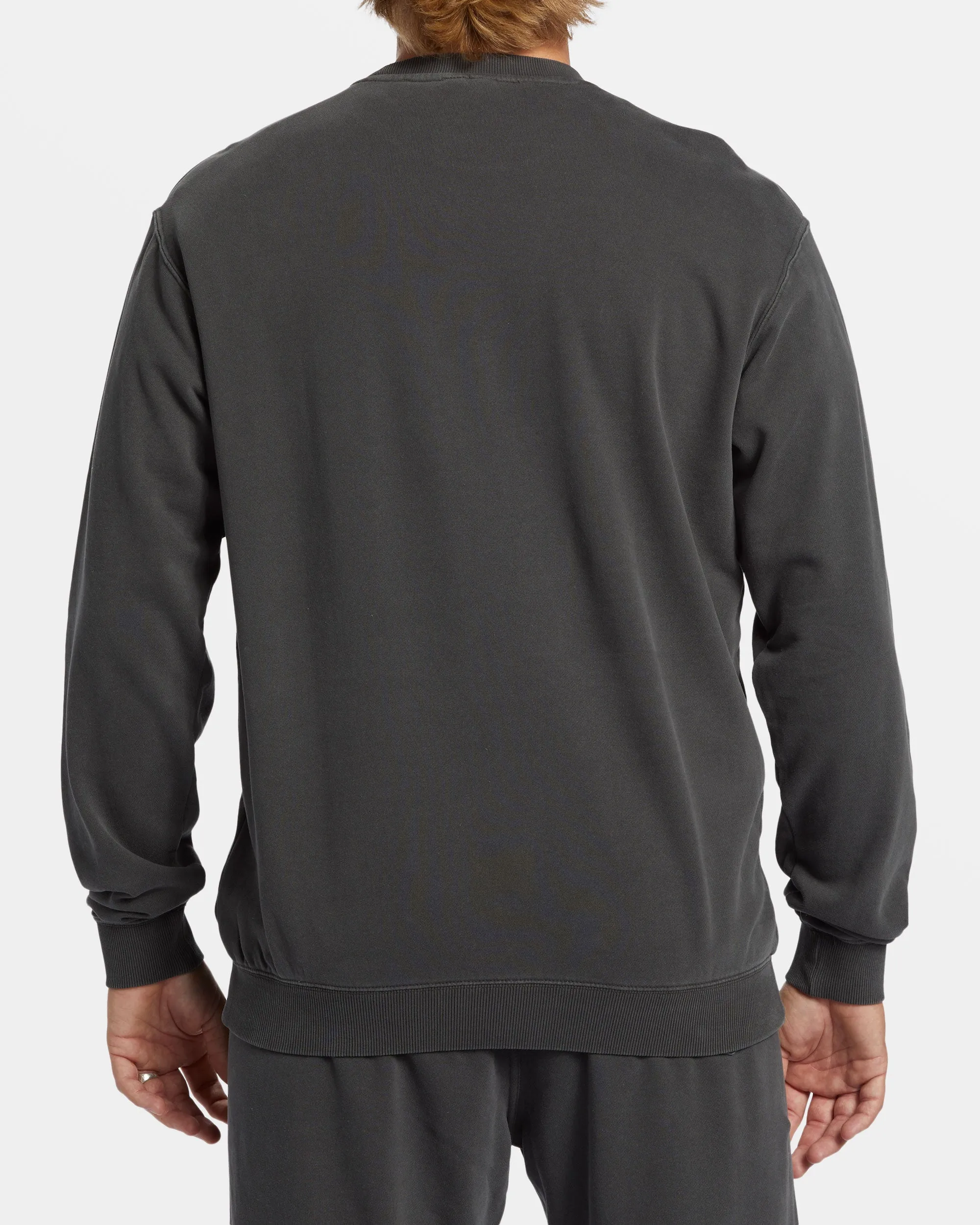 Wave Washed Crewneck Sweatshirt - Raven sold by Billabong product image thumbnail 2